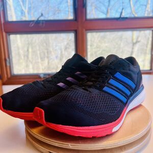 adidas Running Adizero Boston Marathon 6 Black‎ Purple Red Men’s Size 12.5